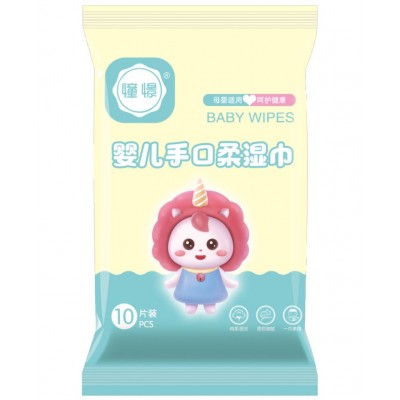 婴儿手口柔湿巾