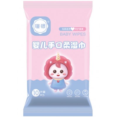 婴儿手口柔湿巾