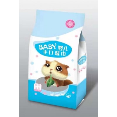 婴儿手口柔湿巾