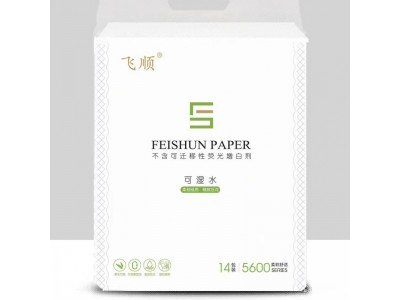 飞顺  可湿水压花卫生纸