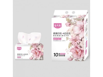 纸幸福 四边压花面巾纸