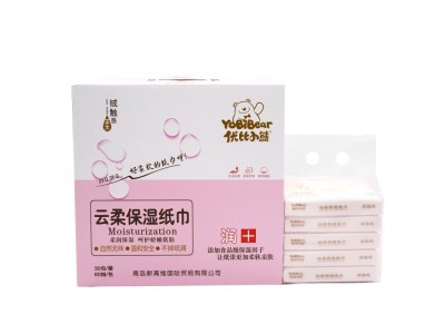 优比小熊 云柔保湿纸巾