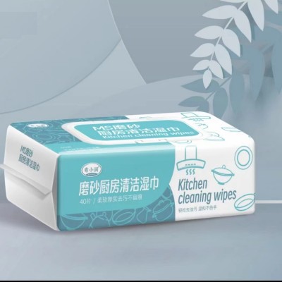 布小润 磨砂厨房清洁湿巾
