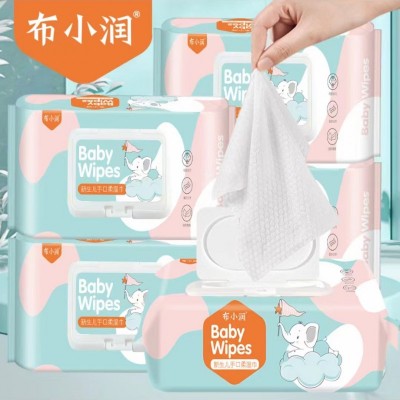 布小润 新生儿手口柔湿巾
