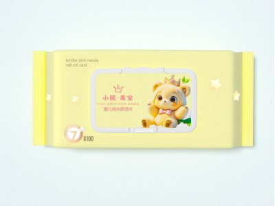 小熊麦宝 婴儿纯水柔湿巾