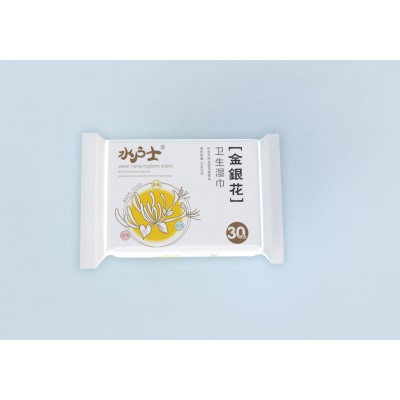水户士 金银花卫生湿巾