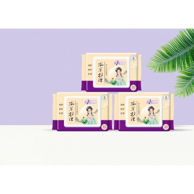 第7感 草本护理女士卫生湿巾