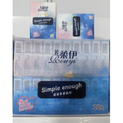 娃娃 柔韧亲肤面巾纸
