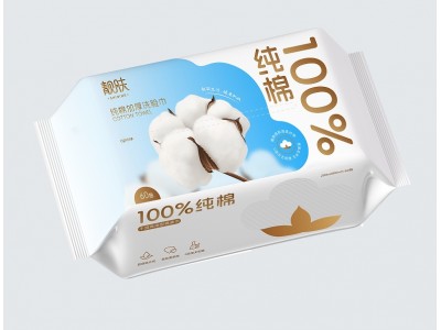 靓肤 纯棉加厚洗脸巾四分之三
