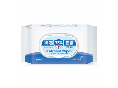 神盾酒精湿巾80+5片
