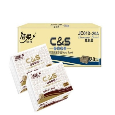 洁柔擦手纸单包装