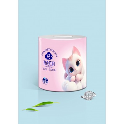 晋柔纸韵 可湿水卫生卷纸