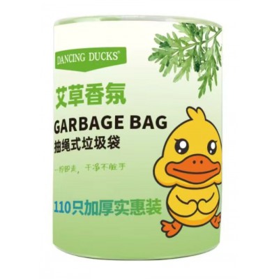 DANCING DUCKS牌艾草香氛抽绳垃圾袋