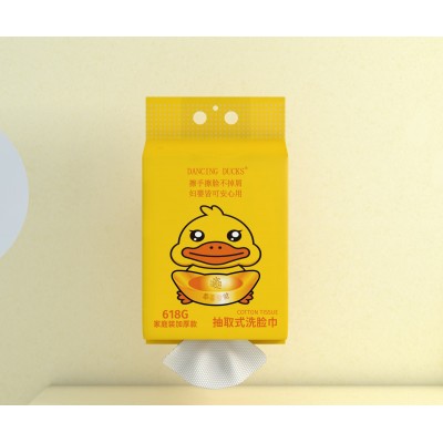 DANCING DUCKS牌抽取式洗脸巾