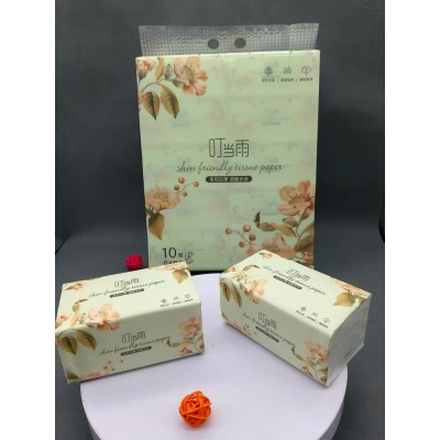 叮当雨 柔韧亲肤面巾纸