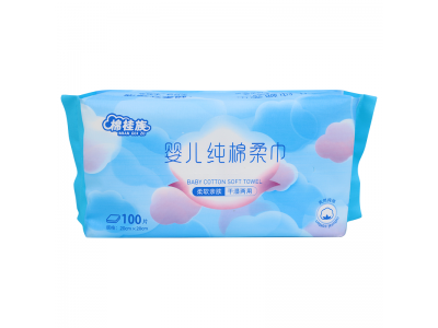 棉桂族 婴儿纯棉柔巾