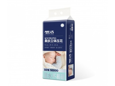 梦洁柔肤立体压花卫生纸