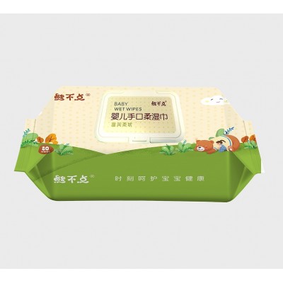 熊不点 婴儿手口柔湿巾